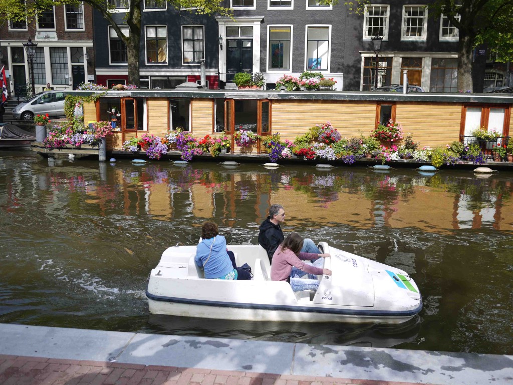 Kanal i Amsterdam.