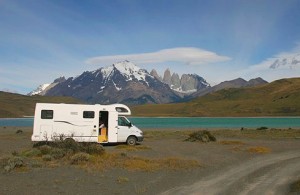 En av Andean Roads bilar i Patagonien.