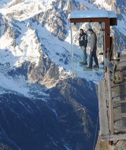 Mycket luft under fötterna i Chamonix.