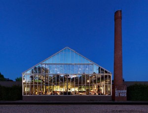 På De Kas i Amsterdam äter du i ett gammalt växthus.