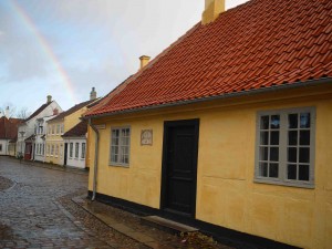 H.C. Andersens födelsehus i Odense.