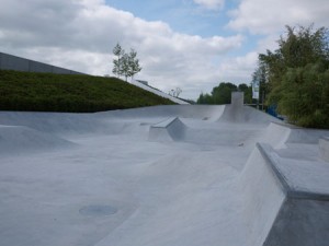 Skateboardrinken i Inselpark.