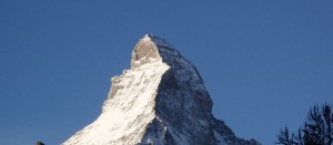 Matterhorns välkända profil.
