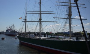 Segelfartyget Rickmer Rickmers trafikerade framförallt Sydamerika,