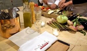 La Table d'Adrien erbjuder även matlagningskurser.