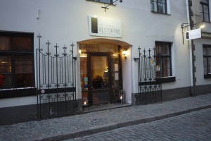 Enkelt men elegant är det på Valtera Restorans.