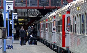 Veolias skidtåg från Malmö till Åre.