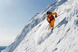 Mest glädje av Peters undervisning har du om du redan från början är en hygglig skidåkare.